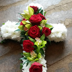 Floral cross