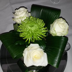 Silk flower arrangement